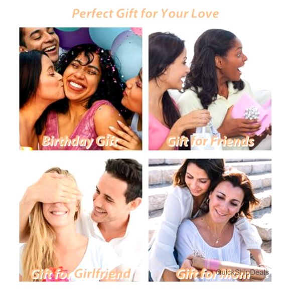 Heart Dangle Earrings with Rhinestones, Lever Back Closure, Valentine's Day Gift - Picture 5 of 7